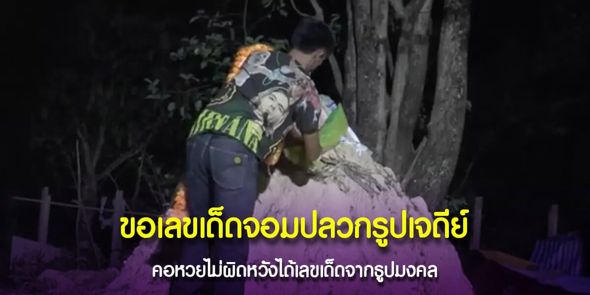 ขอเลขเด็ดจอมปลวดรูปเจดีย์